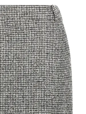 Longuette skirt Woman ERMANNO SCERVINO White/Black