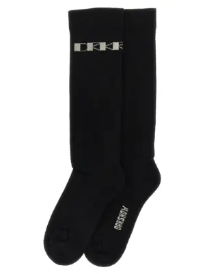 Jacquard logo socks DRKSHDW Black