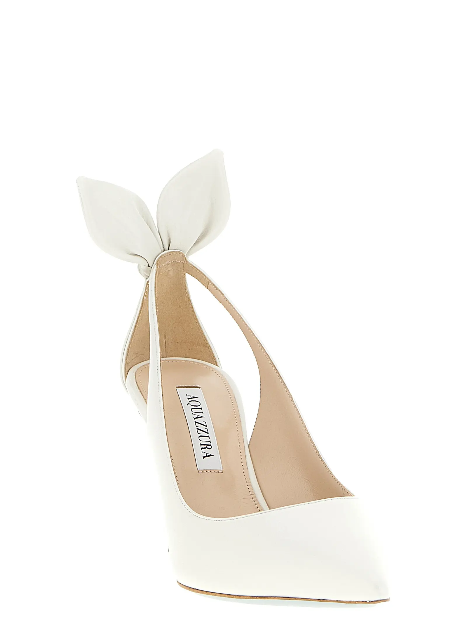 Туфлі Aquazzura Bow Tie Білі 2 'Bow Tie' pumps DENMIDBRNAPWHITE AQUAZZURA White