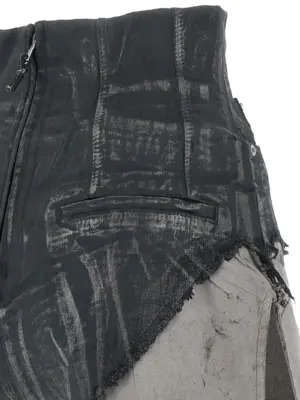 'Dirt Cutoffs' shorts 91% cotton 6% elastane 3% ru DRKSHDW Brown