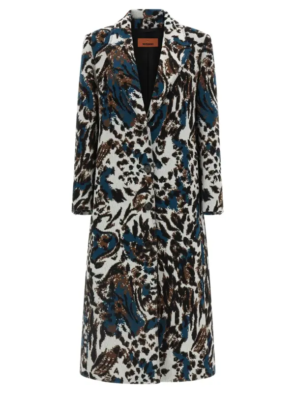 Animalier coat MISSONI Multicolor