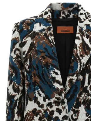 Animalier coat Woman MISSONI Multicolor