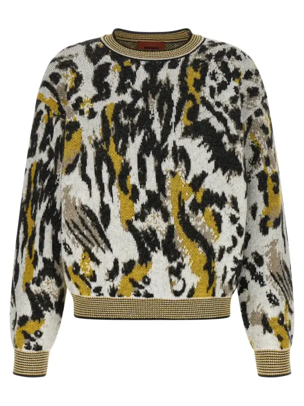 Animalier motif sweater MISSONI Multicolor