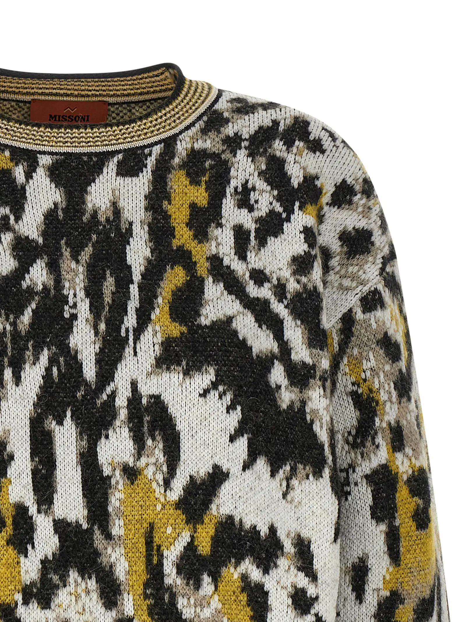 Светр Missoni Animalier motif Багатокольоровий 3 Animalier motif sweater Woman MISSONI Multicolor