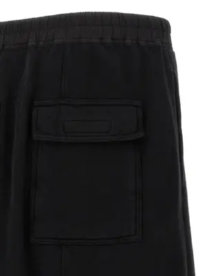 'Drawstring Pods' bermuda shorts 100% cotton DRKSHDW Black