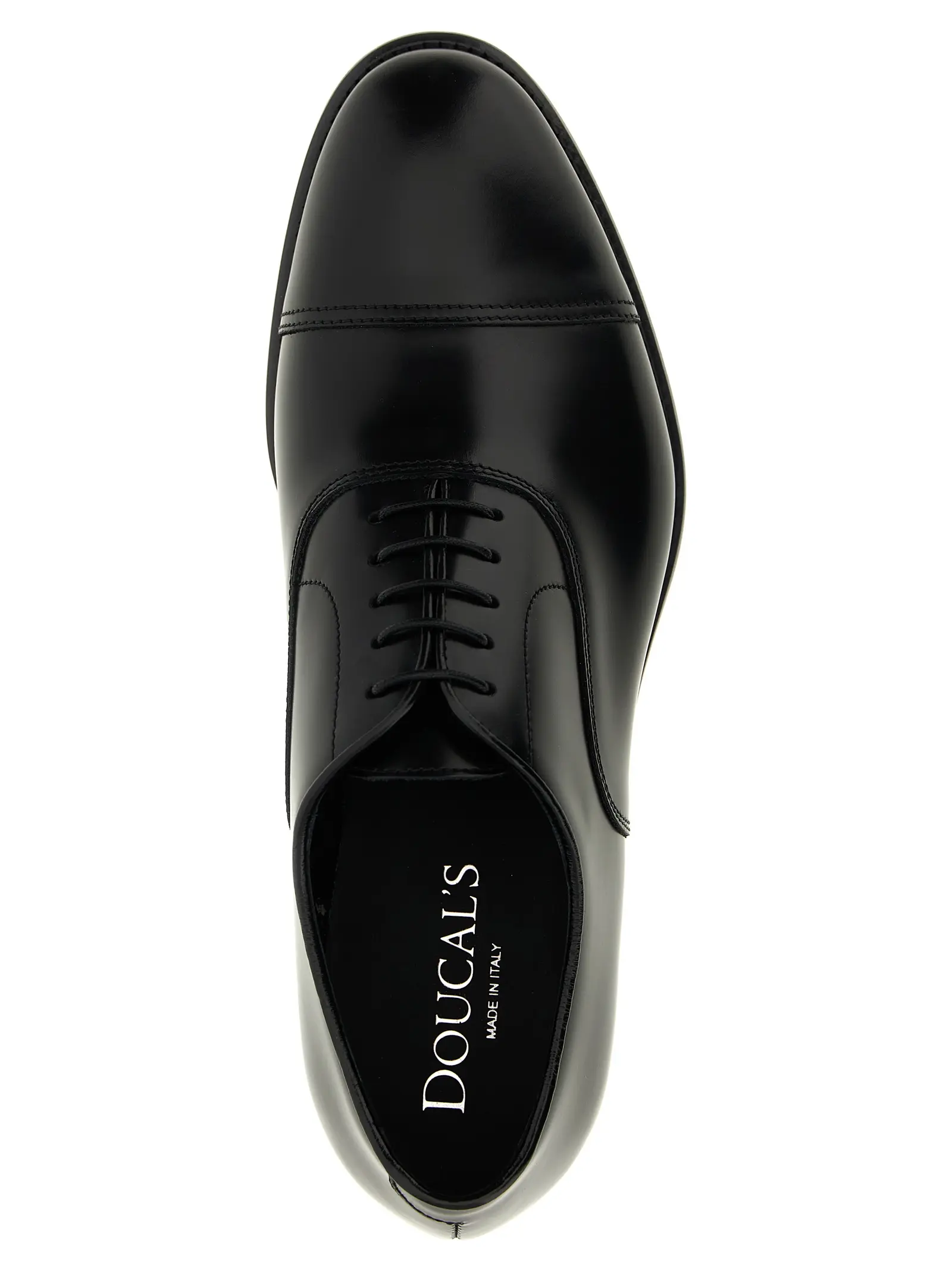 Туфлі Doucal's 5 Fori lace up Чорні 4 '5 Fori' lace up shoes 100% calfskin leather (Bos Taurus) DOUCAL'S Black