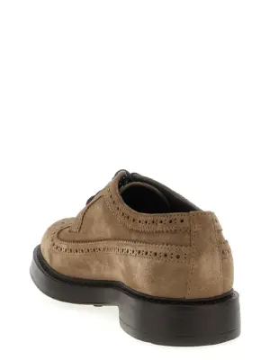 Dovetail lace up shoes Man DOUCAL'S Beige