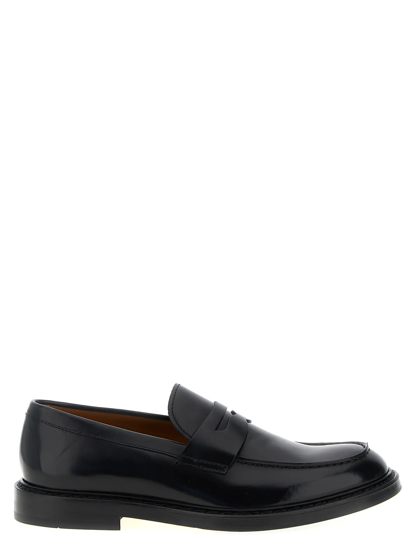 Лофери Doucal's Leather Чорні 1 Leather loafers DOUCAL'S Black