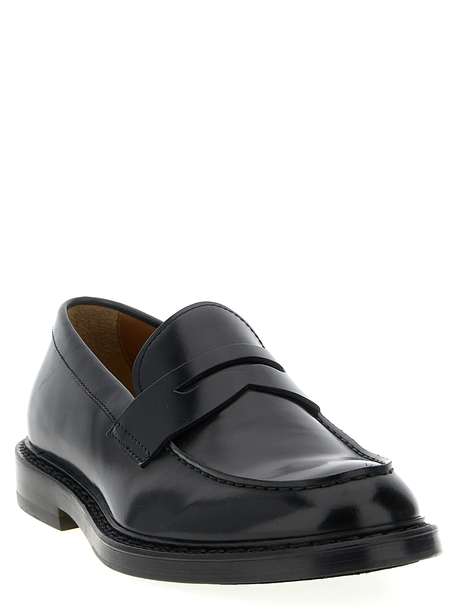 Лофери Doucal's Leather Чорні 2 Leather loafers DU2528SIEWUF007NN00 DOUCAL'S Black