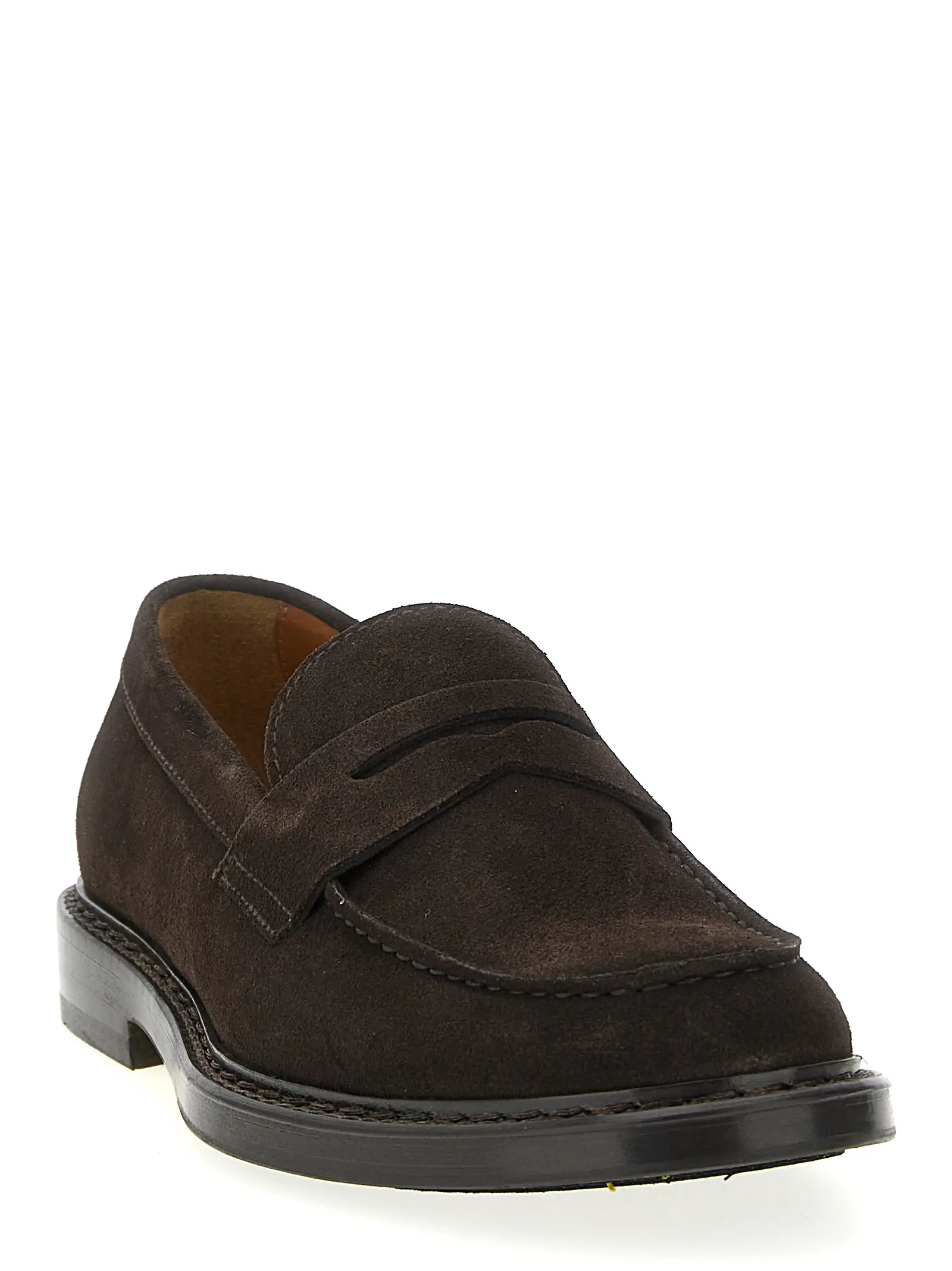 Лофери Doucal's Suede Коричневі 2 Suede loafers DU2528SIEWUF009TM23 DOUCAL'S Brown