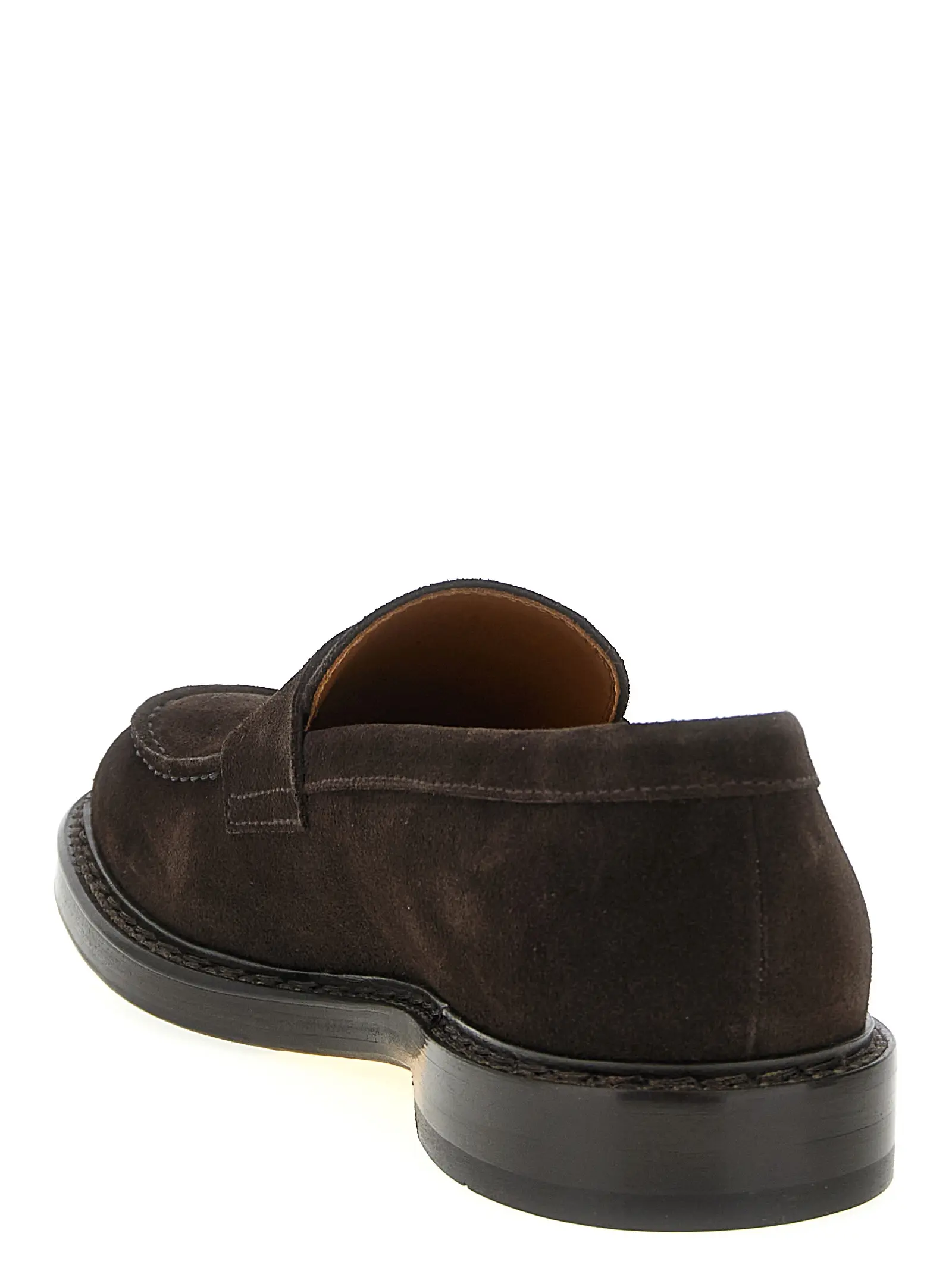 Лофери Doucal's Suede Коричневі 3 Suede loafers Man DOUCAL'S Brown