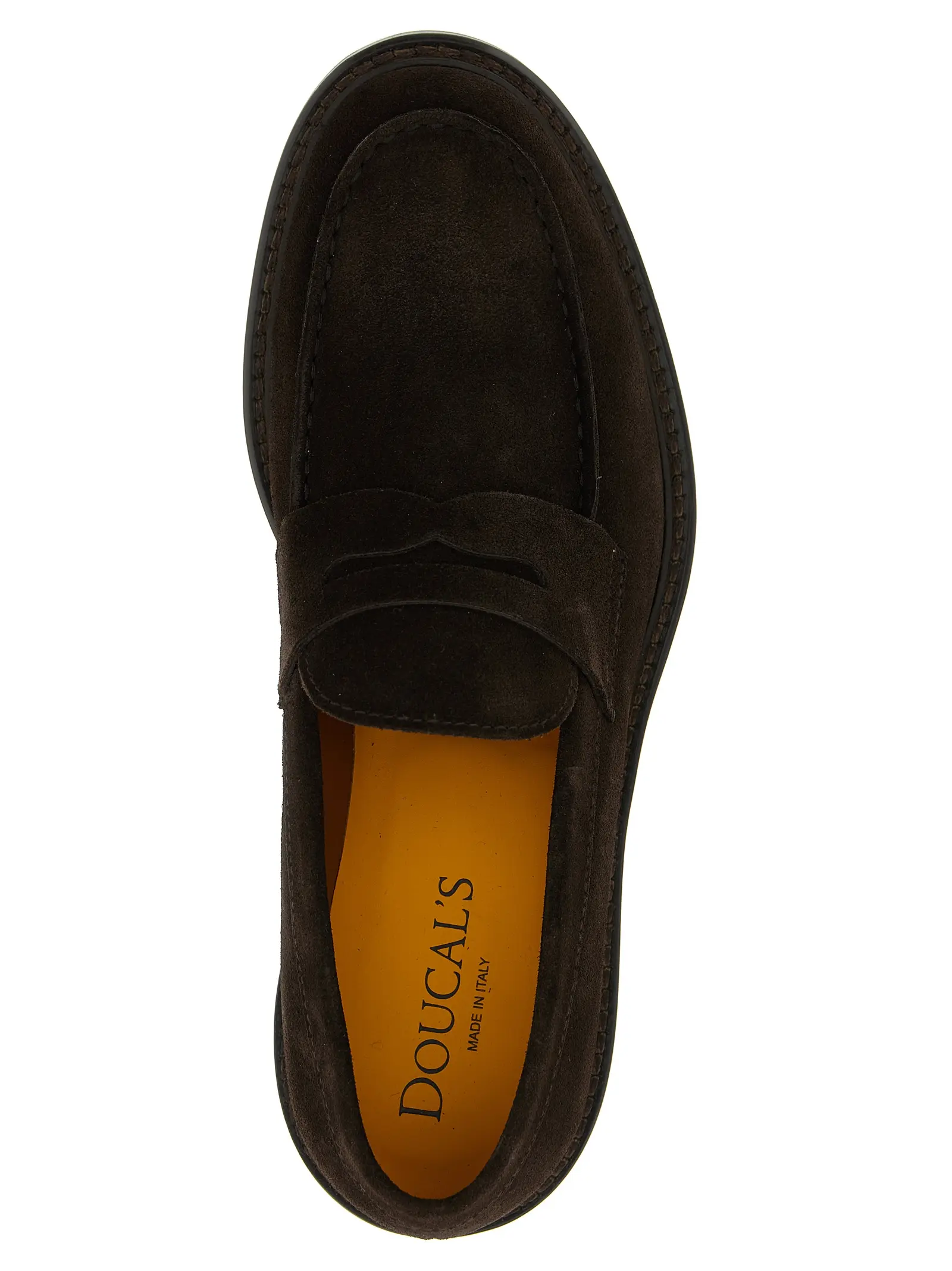 Лофери Doucal's Suede Коричневі 4 Suede loafers 100% calfskin leather (Bos Taurus) DOUCAL'S Brown