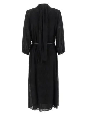 Fil coupé dress E02303A04789905 PESERICO Black