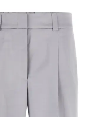 Satin pants Woman PESERICO Gray