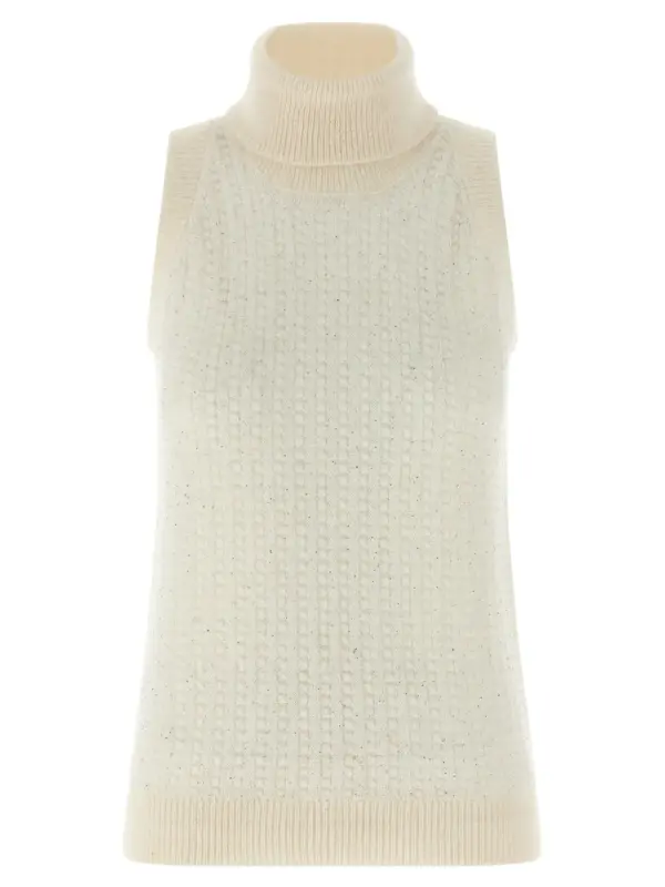 Tricot sweater PESERICO White