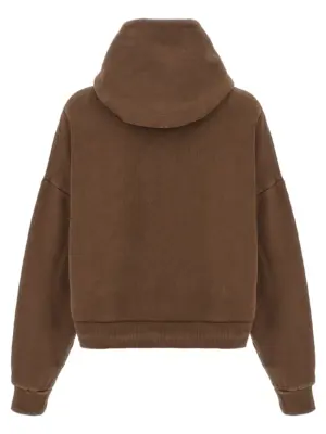 Cropped hoodie ES2125BTBT ENTIRE STUDIOS Brown