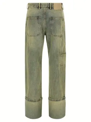 'Cuff Surface Wave' jeans ESMW2511011SWSW ENTIRE STUDIOS Yellow