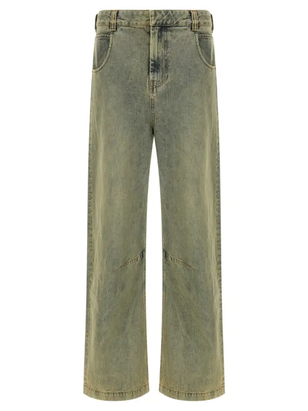 'Gem Surface Wave' jeans ENTIRE STUDIOS Yellow