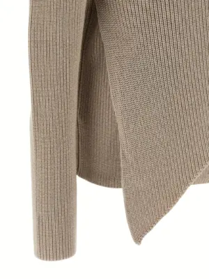 'Wrap' sweater 100% wool ENTIRE STUDIOS Beige