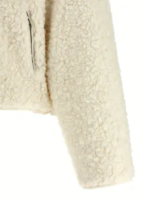 'EF' jacket 100% polyester ENTIRE STUDIOS White