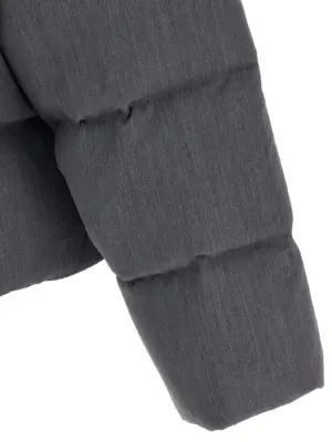 'MML Puffer' down jacket 100% wool ENTIRE STUDIOS Gray