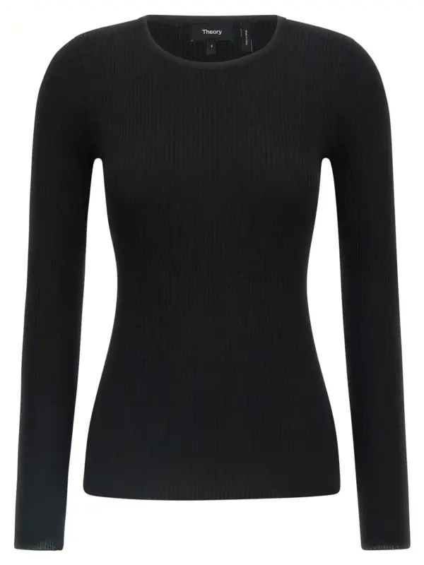 Ribbed sweater THEORY Black