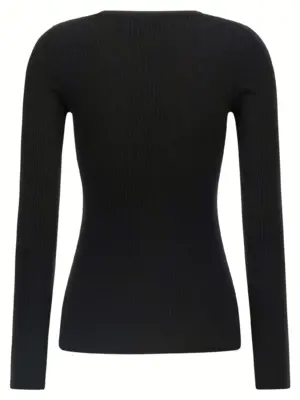 Ribbed sweater F0711725001 THEORY Black