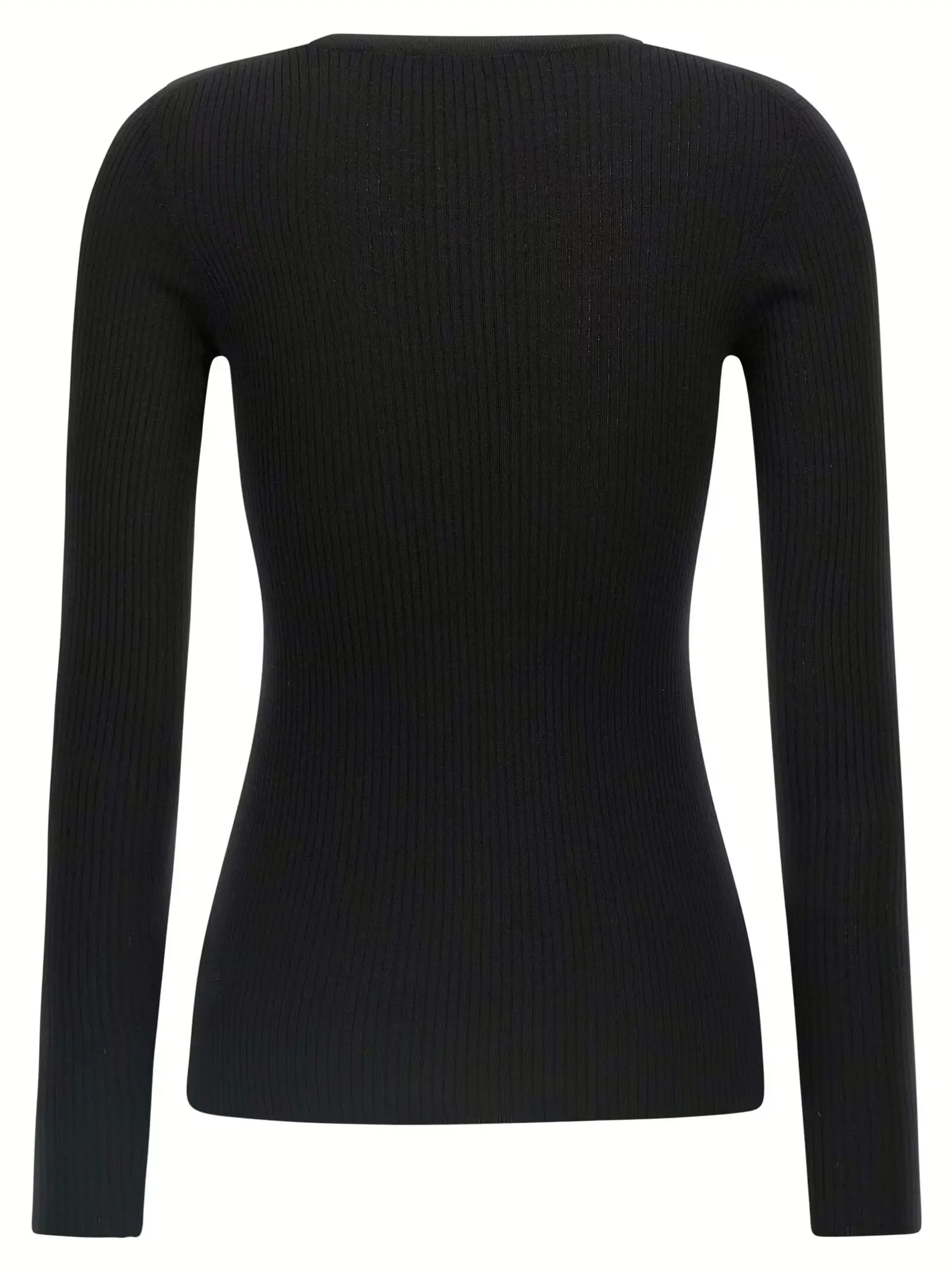Светр Theory Ribbed Чорний 2 Ribbed sweater F0711725001 THEORY Black