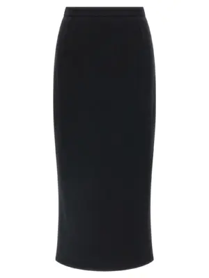 Wool sheath skirt DOLCE & GABBANA Black
