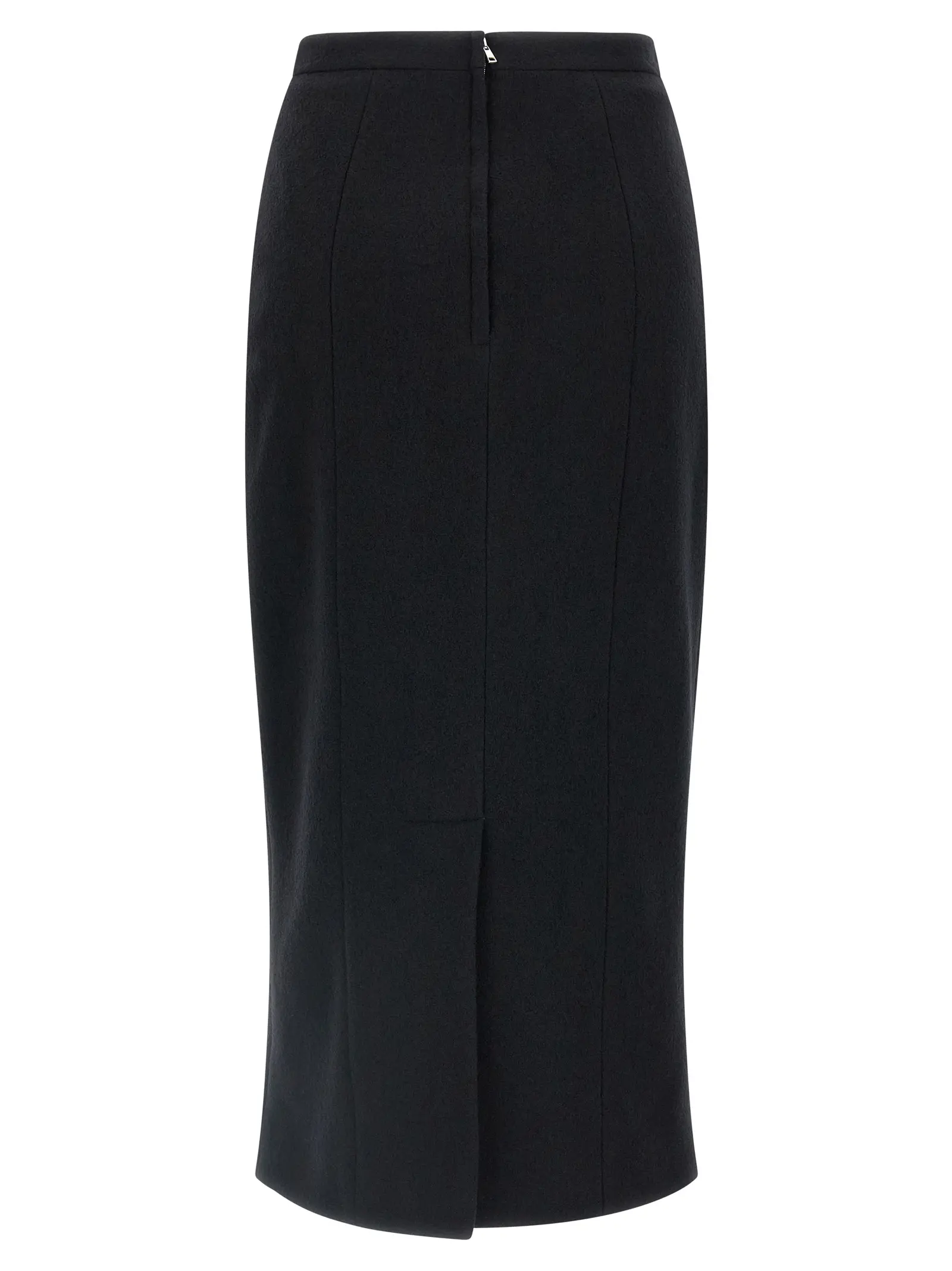 Спідниця-олівець вовняна Wool Dolce Gabbana Чорна 2 Wool sheath skirt F4DAMTHU2BBN0000 DOLCE & GABBANA Black