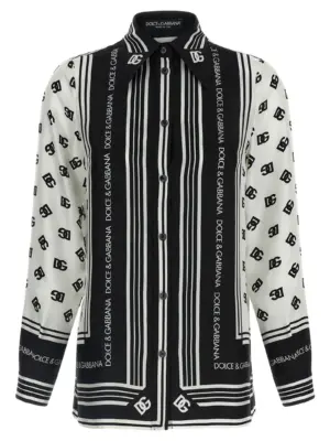 DG print shirt DOLCE & GABBANA White/Black