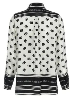 DG print shirt F5S48THI1Z6HA9CN DOLCE & GABBANA White/Black