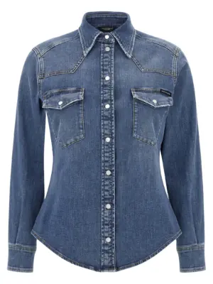 Denim shirt DOLCE & GABBANA Blue