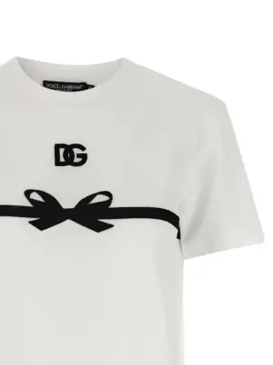 Tape T-shirt Woman DOLCE & GABBANA White