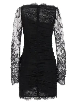 Draped dress. FABX4125P46230900 ALESSANDRA RICH Black