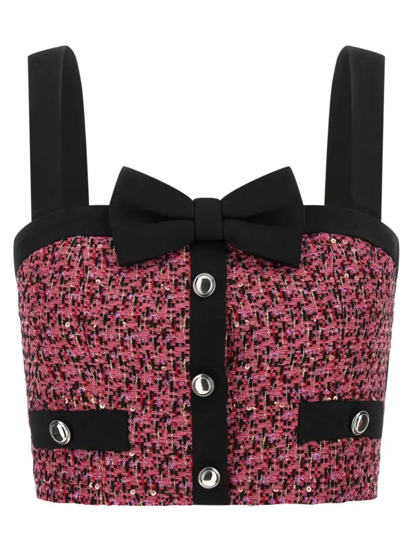 Tweed top ALESSANDRA RICH Pink