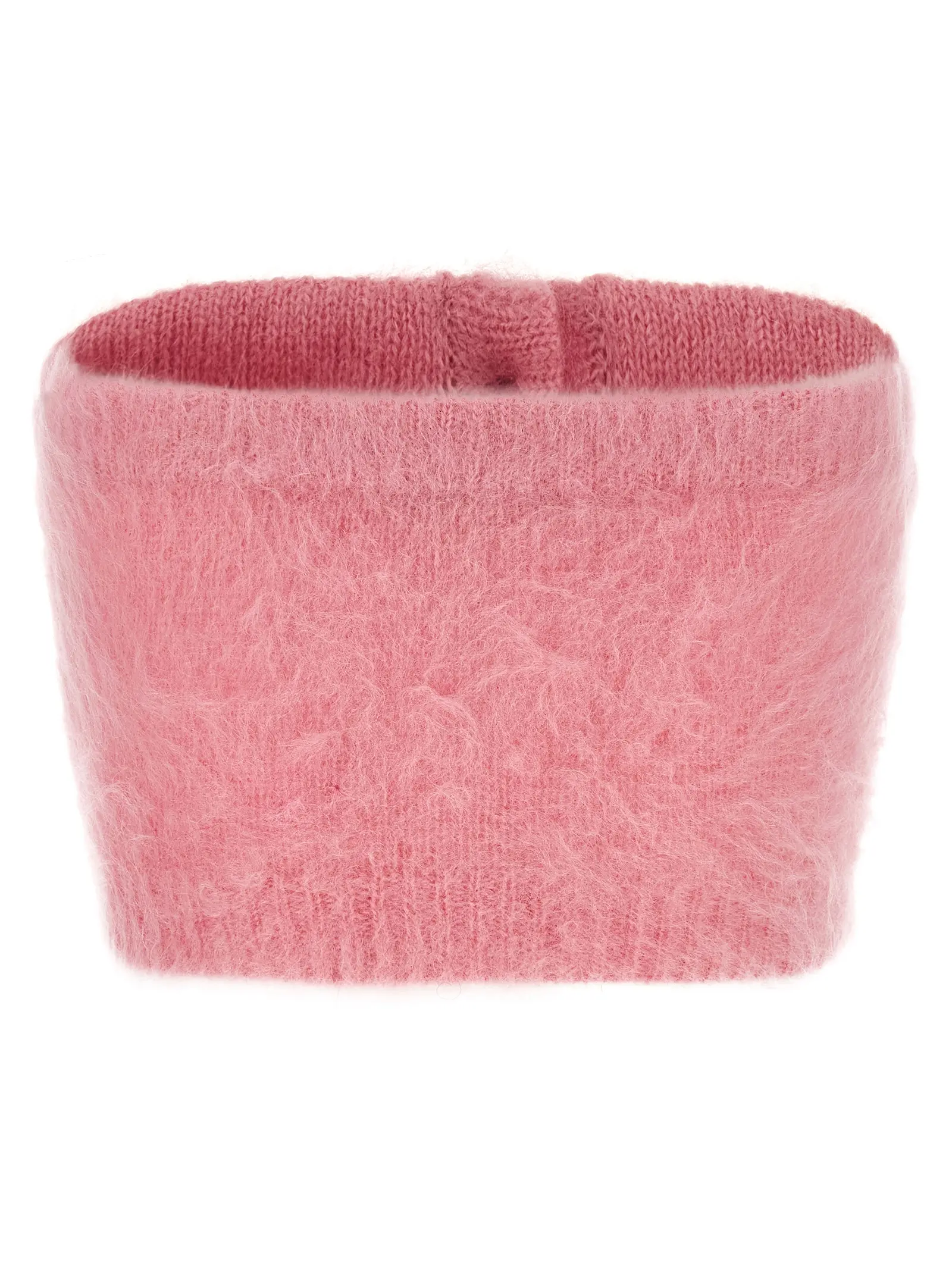 Топ Alessandra Rich Carded Mohair Рожевий 2 'Carded Mohair' top FABX4184K46039122 ALESSANDRA RICH Pink