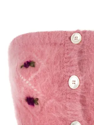 'Carded Mohair' top Woman ALESSANDRA RICH Pink