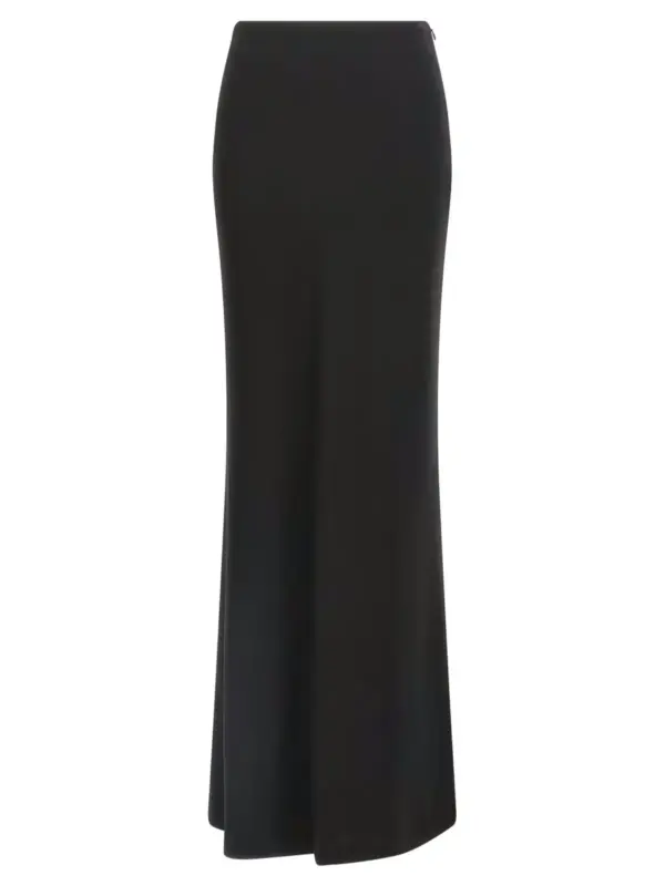 Long silk skirt ALESSANDRA RICH Black