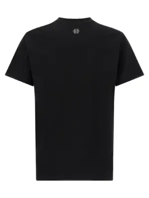 'Skull Strass' T-shirt FAECMTK8439PJY002N02 PHILIPP PLEIN Black