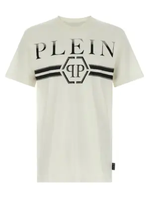 'Stripes' T-shirt PHILIPP PLEIN White