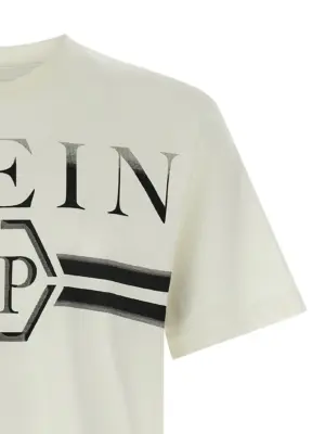 'Stripes' T-shirt Man PHILIPP PLEIN White