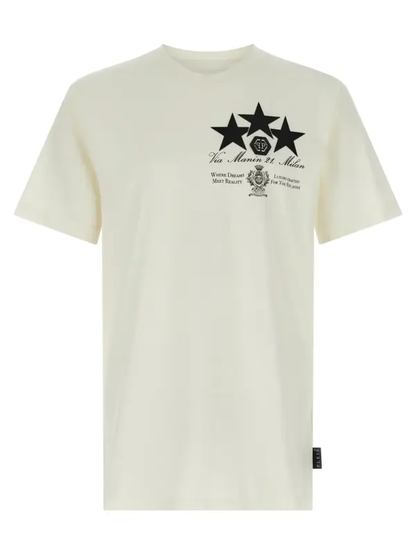 Print patch t-shirt PHILIPP PLEIN White