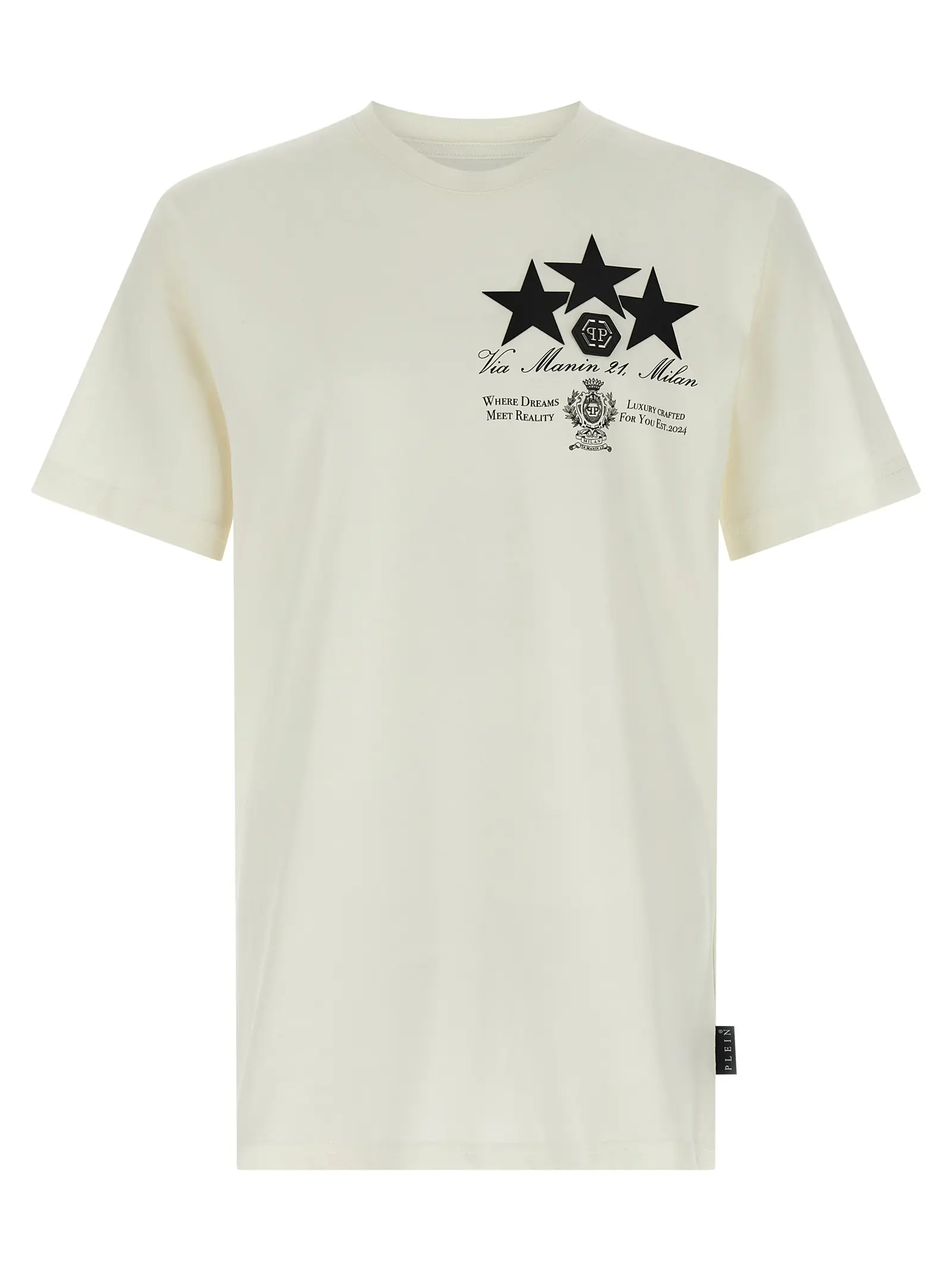 Футболка Philipp Plein Print patch Біла 1 Print patch t-shirt PHILIPP PLEIN White