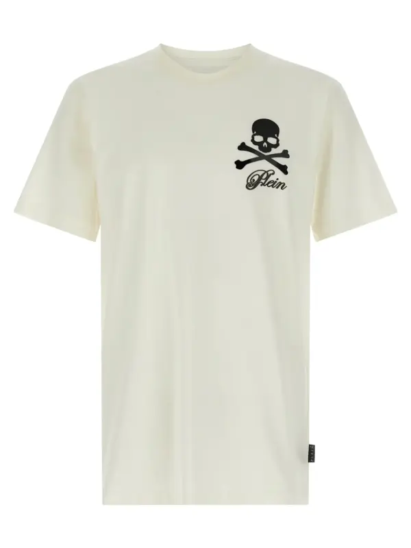 'Skull & Bones' T-shirt PHILIPP PLEIN White