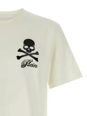 'Skull & Bones' T-shirt Man PHILIPP PLEIN White