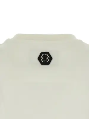 'Skull & Bones' T-shirt 100% cotton PHILIPP PLEIN White