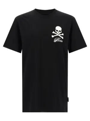 'Skull & Bones' print T-shirt PHILIPP PLEIN Black