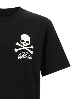 'Skull & Bones' print T-shirt Man PHILIPP PLEIN Black