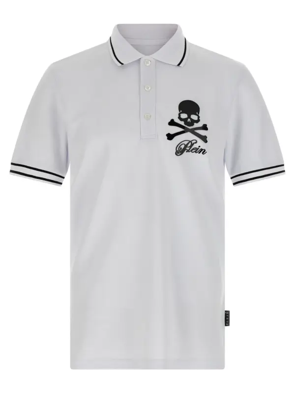 'Skull & Bones' polo shirt PHILIPP PLEIN White/Black